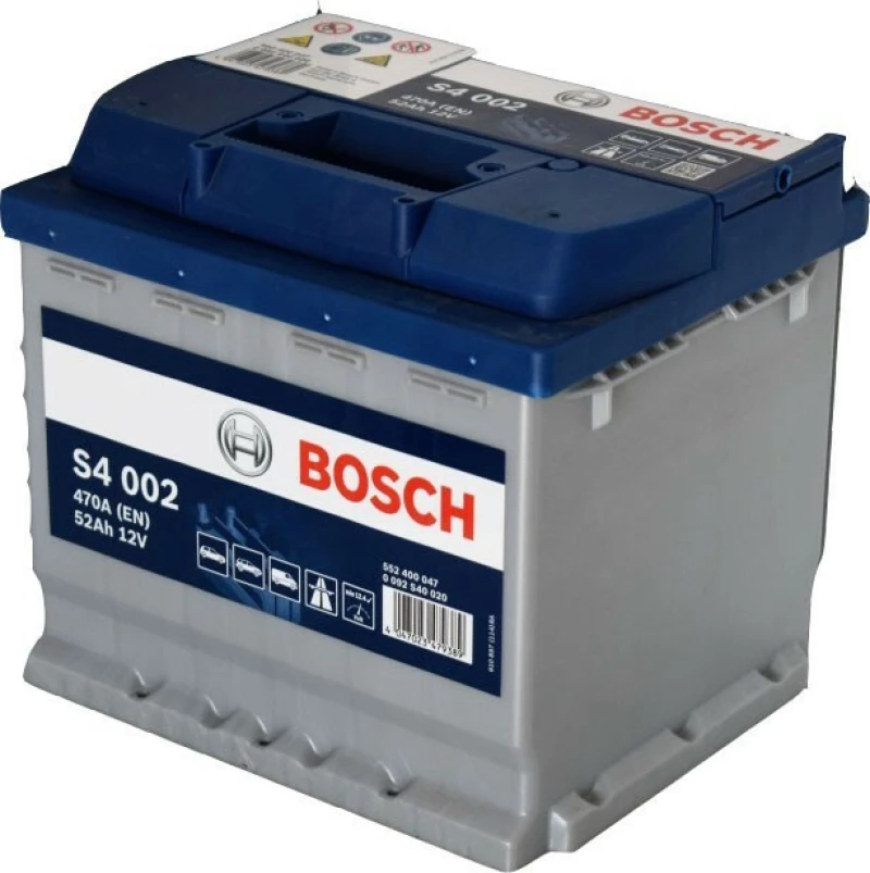 Bosch Μπαταρία Αυτοκινήτου S4002 με Χωρητικότητα 52Ah και CCA 470A