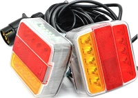 Σετ Φώτα LED με Μαγνήτη 12/24V 2τμχ