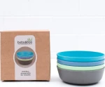 Bobo & boo Bamboo Bowl Set Coastal 4τμχ