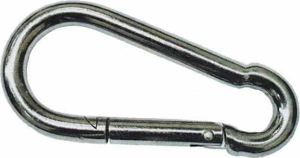 Άγκιστρο ασφαλείας νίκελ DIN 5299 4x40mm - 25506