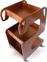 ΒΟΗΘΟΣ-WOODEN TROLLEY ΕΡΓΑΛΕΙΩΝ ΑΙΣΘΗΤΙΚΩΝ ΗΖ-990