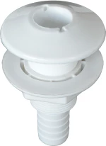Eval Υδρορροή Πλαστική για Σωλήνα 33x25x84x54x40mm Μαύρη