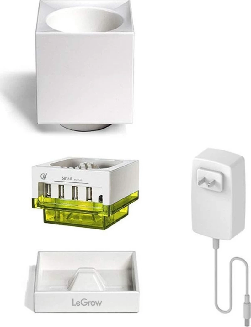 Allocacoc® LeGrow |TG-P1| |Friendly Workplace| Έξυπνο γλαστράκι - φορτιστής Quick Charge 3.0
