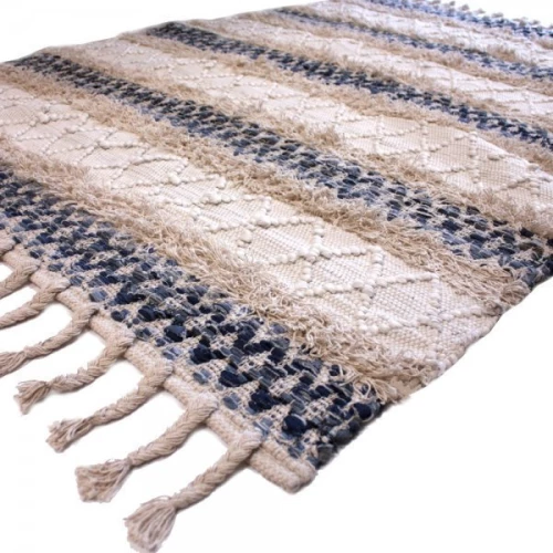 Χαλί AI18RWCH-121 Beige-Blue 120x180 cm