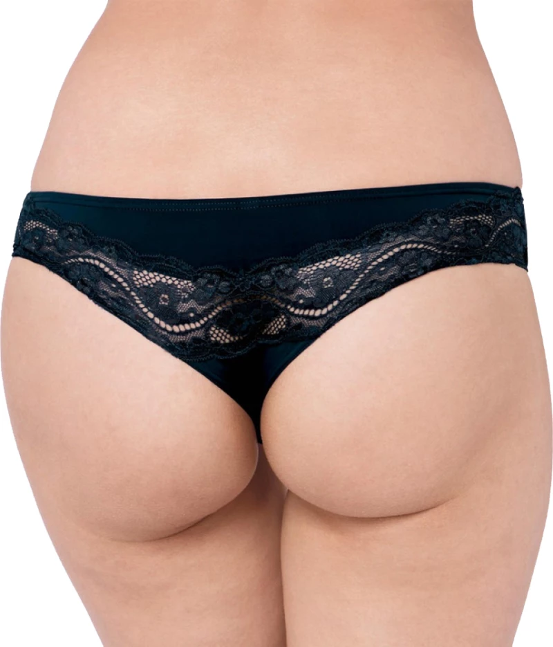 Triumph Lovely Micro Brazil με Δαντέλα σε Μαύρο χρώμα