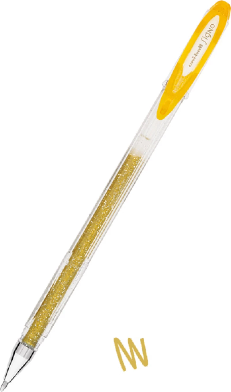 Uni-Ball Στυλό Gel 1.0mm με Χρυσό Mελάνι Signo UM-120SP
