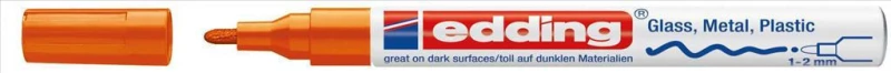 Edding 751 Ανεξίτηλος 2mm Πορτοκαλί