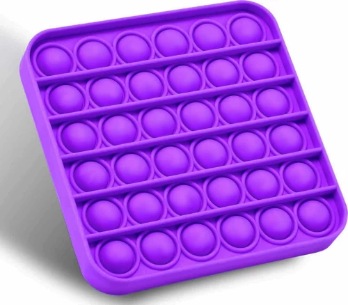 Fidget Pop it Bubble Square Μωβ