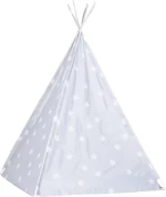 vidaXL Σκηνή Teepee Γαλάζια με Σάκο