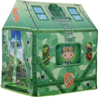 HomCom Παιδική Σκηνή Camouflage Play Πράσινη