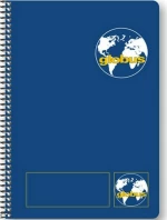 Globus Σπιράλ Τετράδιο Ριγέ Β5 180 Φύλλων 5 Θεμάτων Classic G361 Μπλε
