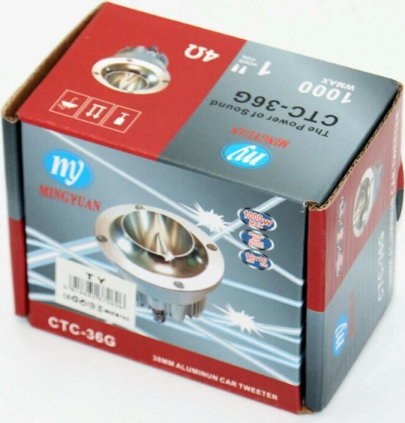Bullet Tweeter Αυτοκινήτου Στρογγυλό CTC-36G