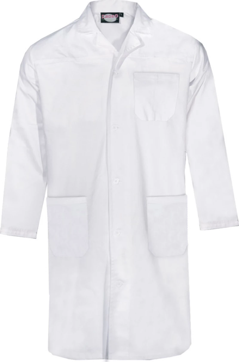 Fageo Ιατρική Ρόμπα Unisex σε Λευκό Χρώμα 550