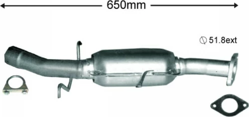 Americat Καταλύτης για Ford Fiesta 1.8i 16V 1796cc / 1.8i 16V XR2i 1796cc
