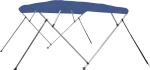 vidaXL Τέντα Σκάφους με 4 Αψίδες 243x210x117cm Μπλε