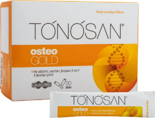 Uni-Pharma Tonosan Osteogold 20 φακελίσκοι