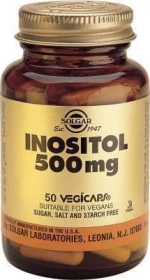 Solgar Inositol 500mg 50 φυτικές κάψουλες