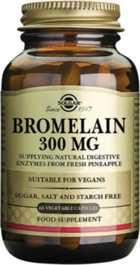 Solgar Bromelain 300mg 60 φυτικές κάψουλες