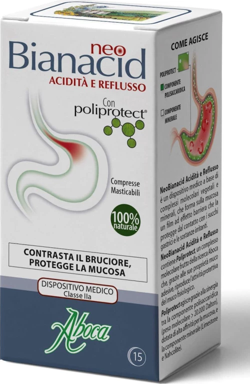 Aboca Bianacid Neo 15 ταμπλέτες