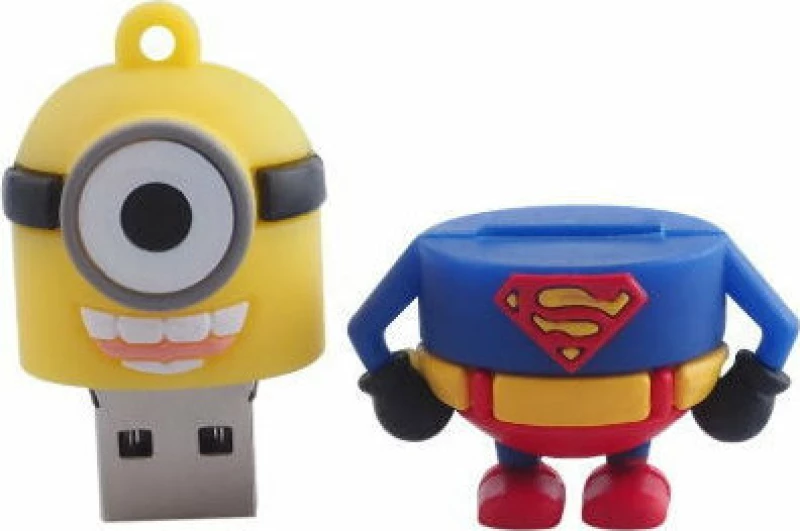 Minion Superman 4GB USB 2.0 Πολύχρωμο