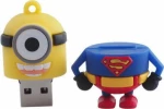 Minion Superman 4GB USB 2.0 Πολύχρωμο