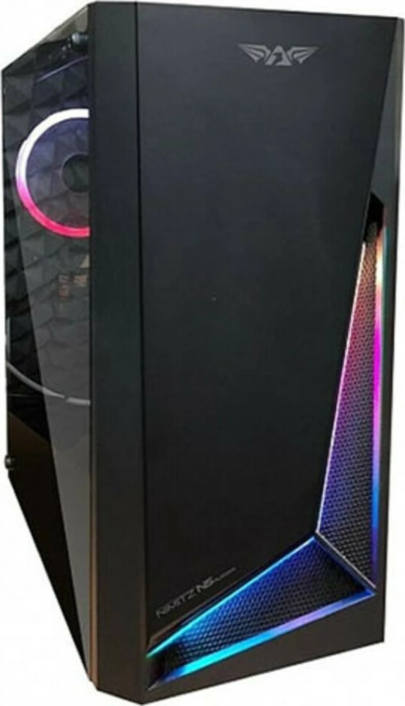 Armaggeddon Nimitz N5 Gaming Midi Tower Κουτί Υπολογιστή με Πλαϊνό Παράθυρο Aura Black