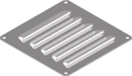 M8057B Περσίδα Εξαερισμού 12x12cm Τετράγωνη