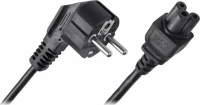 Schuko - IEC C5 Cable 1.5m Μαύρο (DM-3800)