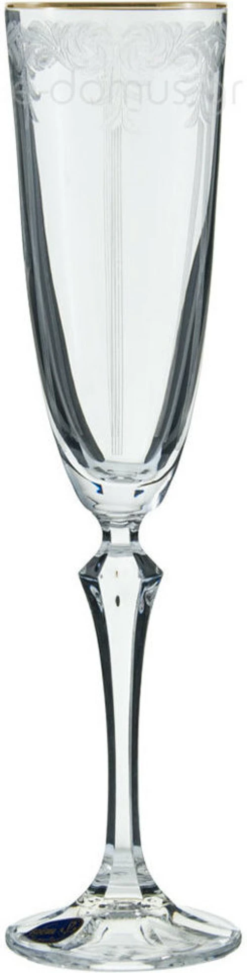 Bohemia Elisabeth Q8890/G Ποτήρι Λικέρ/Ούζο Κρυστάλλινο Διάφανο Κολωνάτο 200ml