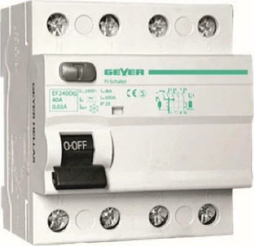 Geyer Ρελέ Ράγας Διαρροής EF440FG