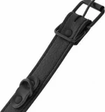Darkness Textured Thin Handcuffs Vegan Leather
