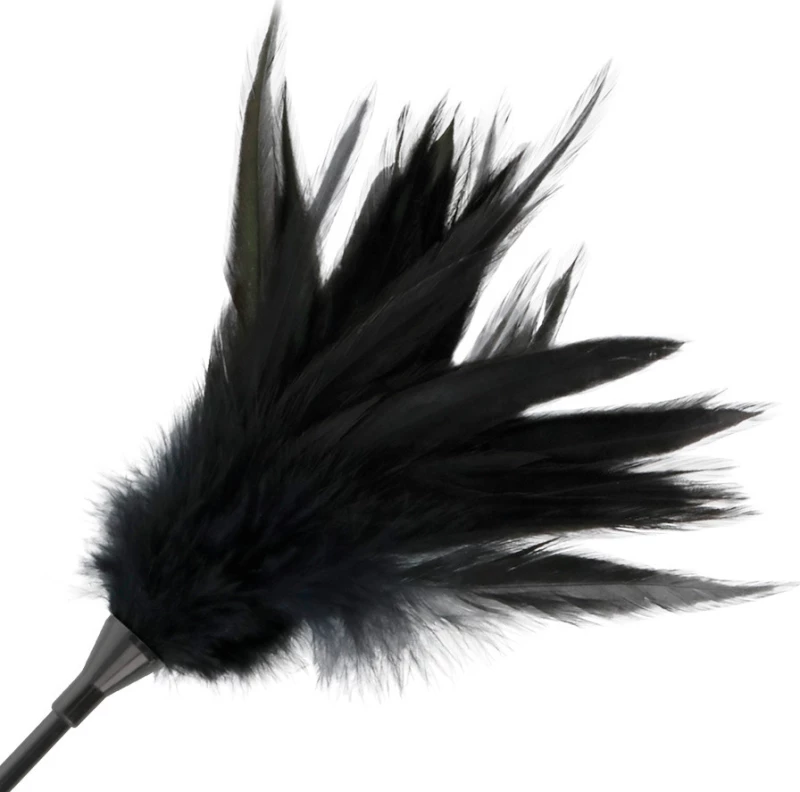 Darkness Feather Crop Black