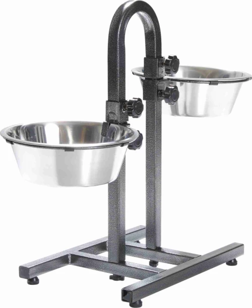 Trixie Σετ Μπολ με Βάση από Ανοξείδωτο Ατσάλι 2x2800ml