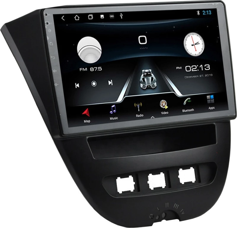 Ηχοσύστημα Αυτοκινήτου για Peugeot 107 (Bluetooth/USB/AUX/WiFi/GPS) με Οθόνη Αφής 10"