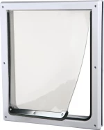 Trixie 2 Way Flap Πόρτα Σκύλου Λευκή M/XL 39x45cm