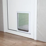 Trixie 2 Way Flap Πόρτα Σκύλου Λευκή M/XL 39x45cm