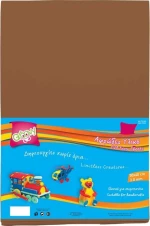 Groovy Αφρώδες Χαρτί Καφέ 30x40cm 2mm 10 φύλλα