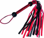 Black & Red Flogger Whip