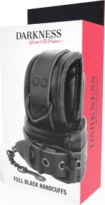 Darkness Leather Wrist Restraints Black