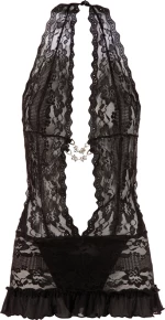 Cottelli Collection Little Lace Dress Black
