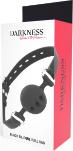 Darkness Ball Silicone Gag Black