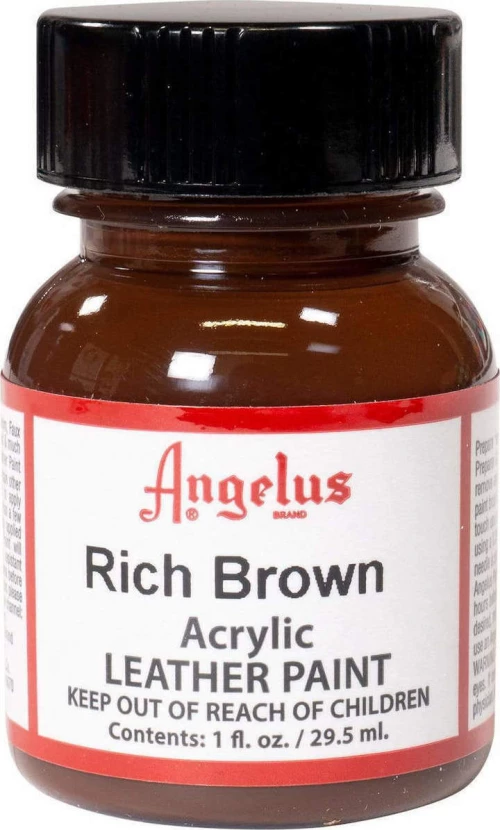 Angelus Acrylic Leather Paint Rich Brown 29.5ml