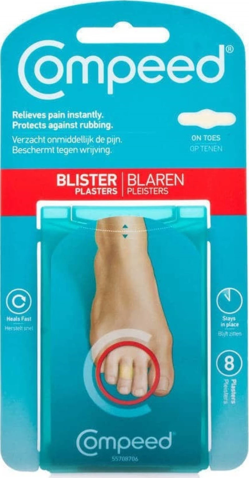 Compeed Έπιθέματα για Φουσκάλες στα Δάχτυλα των Ποδιών 8τμχ