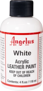 Angelus Acrylic Leather Paint White 118ml