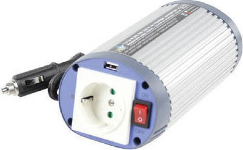 Inverter Αυτοκινήτου 150W για Μετατροπή 24V DC σε 230V AC με 1xUSB
