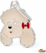 My Family Friends Poodle Ταυτότητα Μενταγιόν