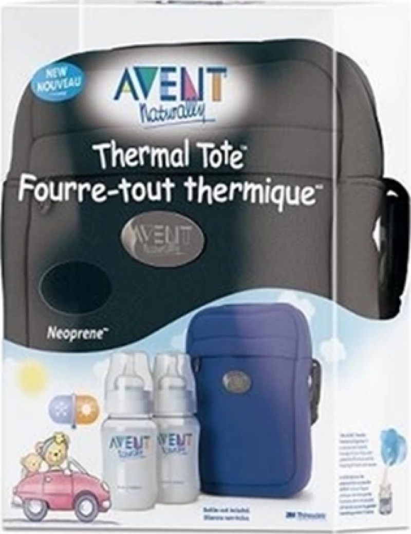 Philips Βρεφική Ισοθερμική Τσάντα Therma Μαύρο
