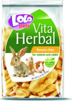 Lolo Pets Vita Herbal Banana Chips 150gr