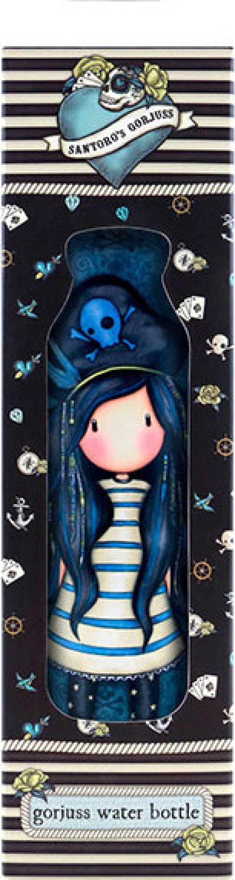 Santoro Ανοξείδωτο Παγούρι Θερμός Pirates Black Pearl 600ml