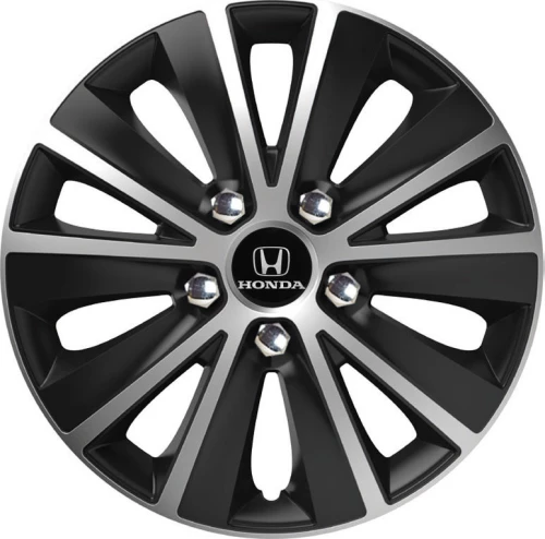 Versaco Σετ Τάσια Αυτοκινήτου Rapide Nc με σήμα Honda 4τμχ 15" Ασημί/Μαύρο